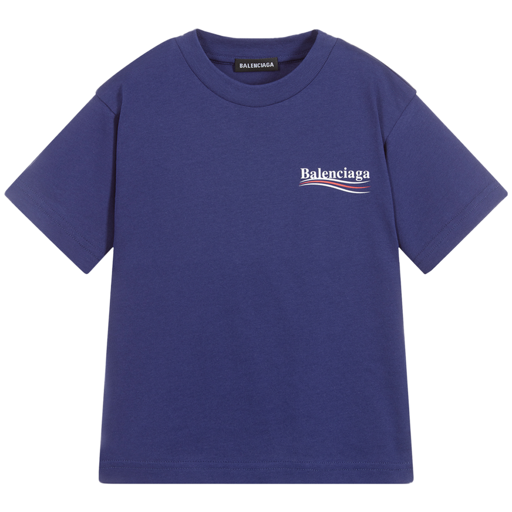 Balenciaga Campaign T-Shirt Blue