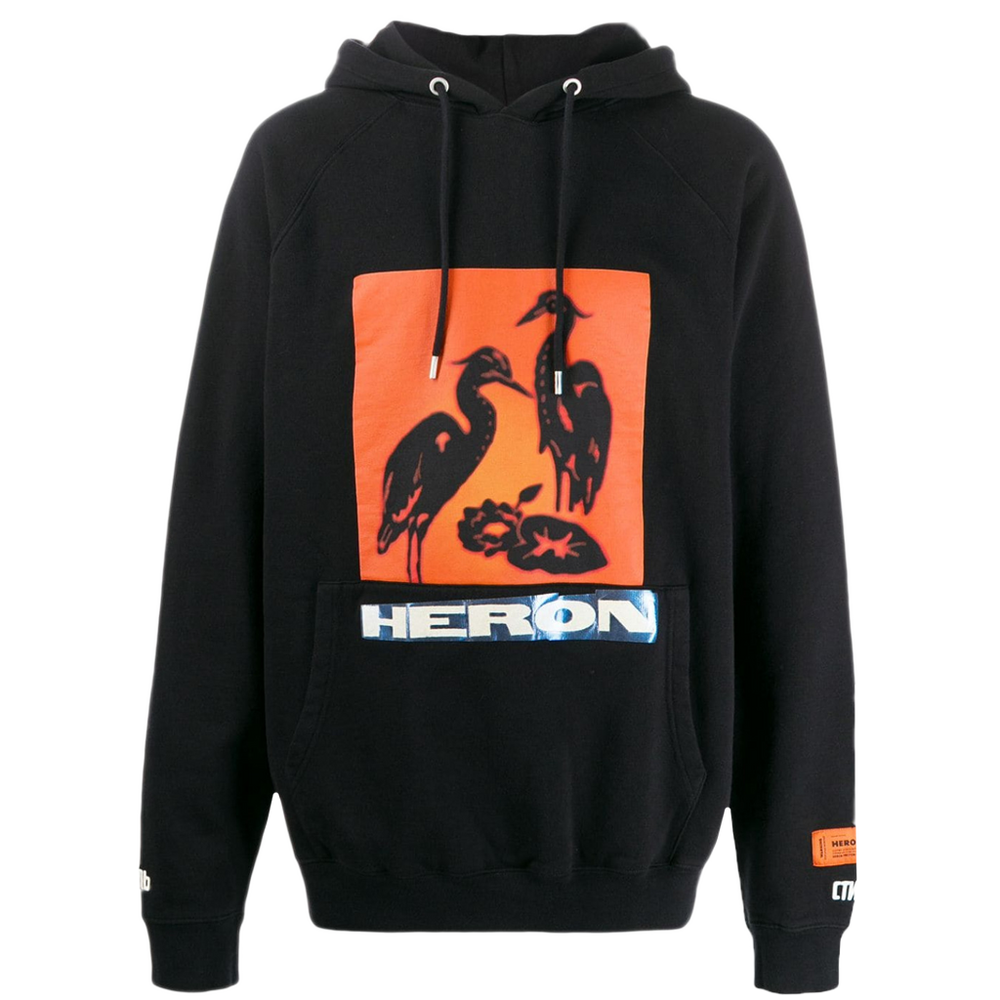 Heron Preston Reglan NZ Hoodie Black