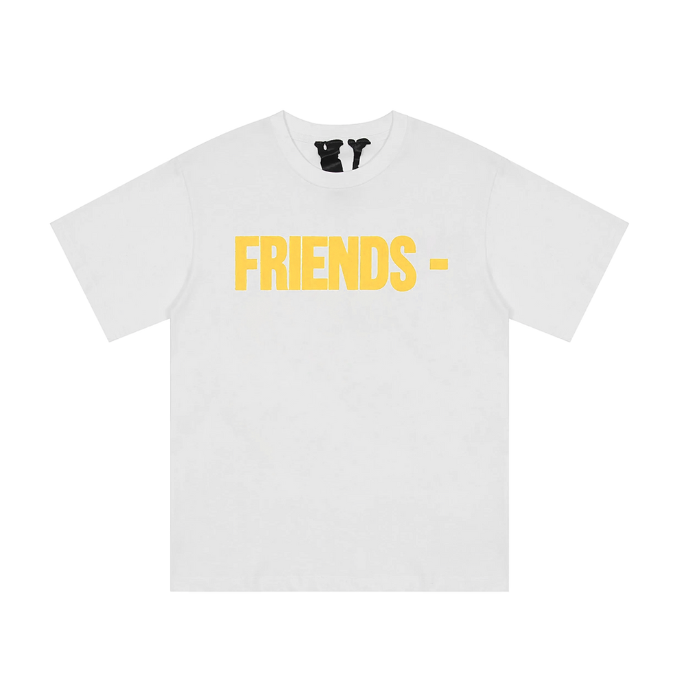 Vlone Friends Shirt White Yellow