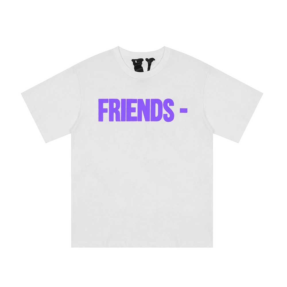 Vlone Friends Shirt White Purple