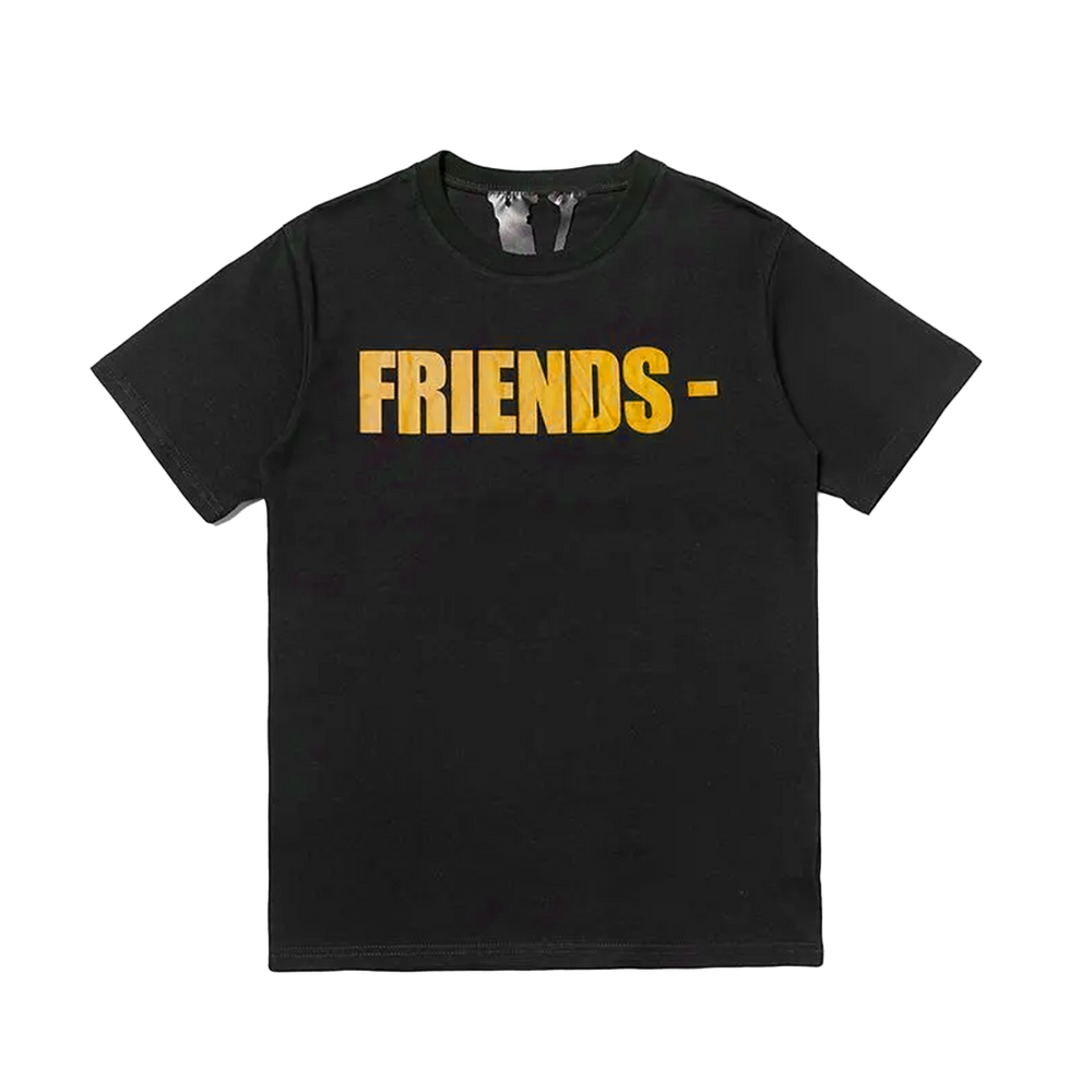 Vlone Friends Shirt Black Yellow