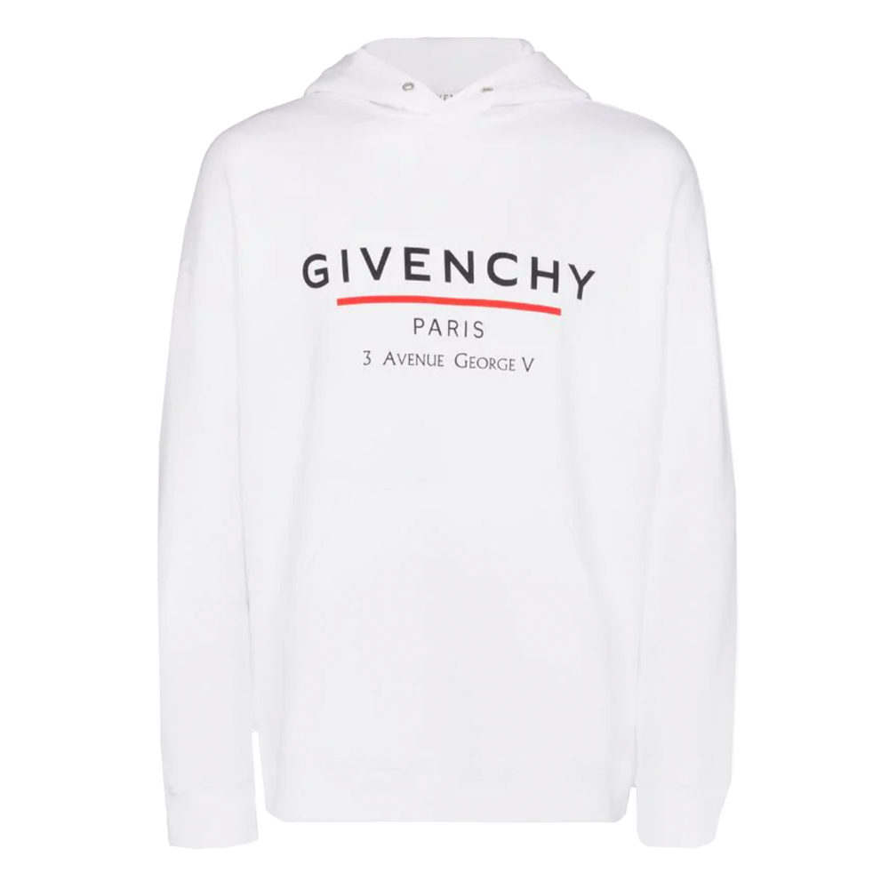 Givenchy Logo Hoodie White
