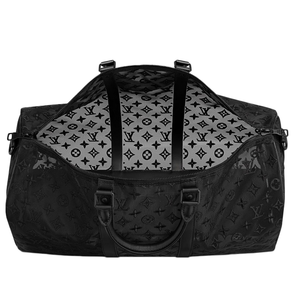 
                  
                    Louis Vuitton Keepall Bandouliere Monogram Mesh Black Mesh/Leather
                  
                