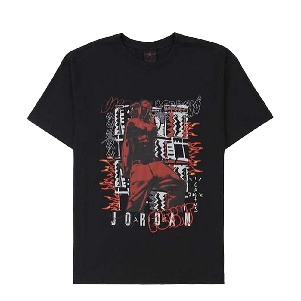Travis Scott Jordan T-Shirt Black/Red